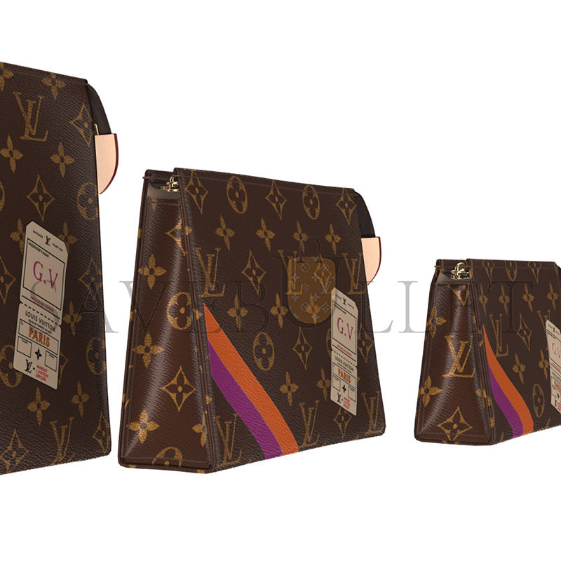 l0*is V*t0n trio toilet pouch mon monogram p01952 (25*20*6cm)